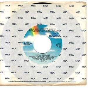 Little Richard 45 RPM - Great Gosh A'Mighty! / The Ride - MCA M- Rock '86